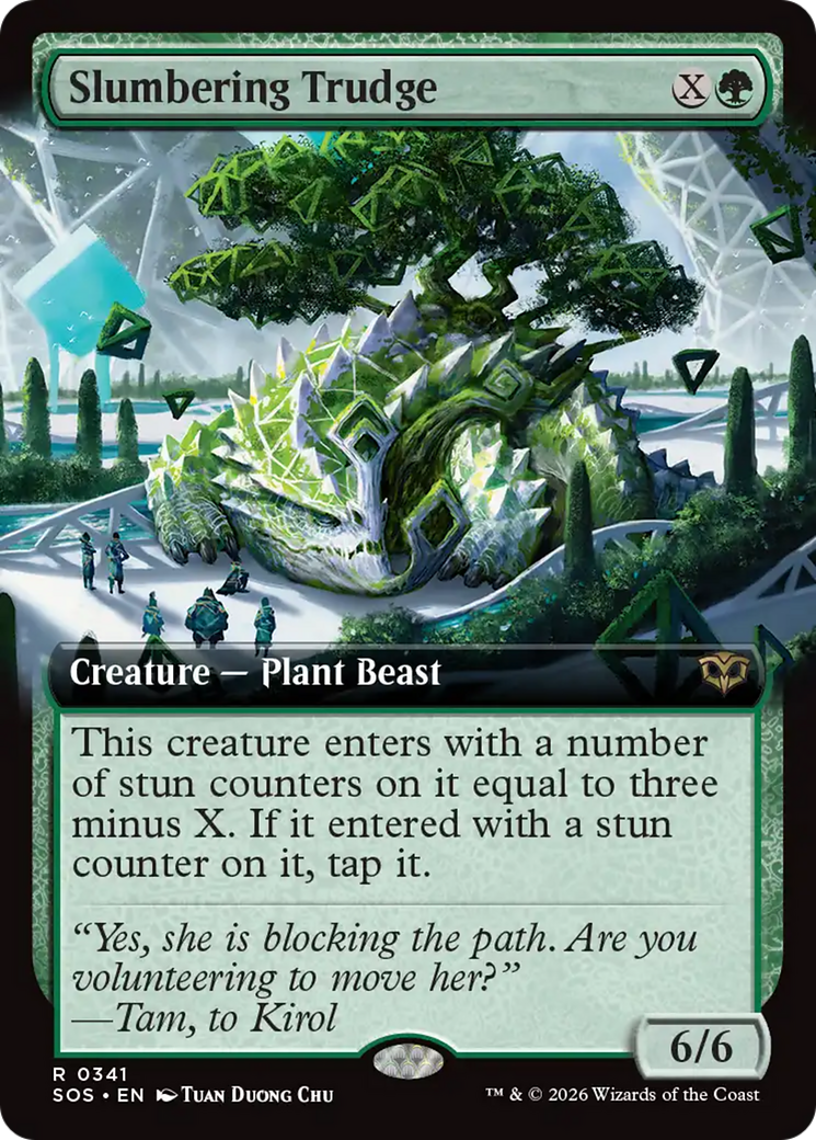 Slumbering Trudge (Extended Art) [Secrets of Strixhaven] | Gear Gaming Fayetteville