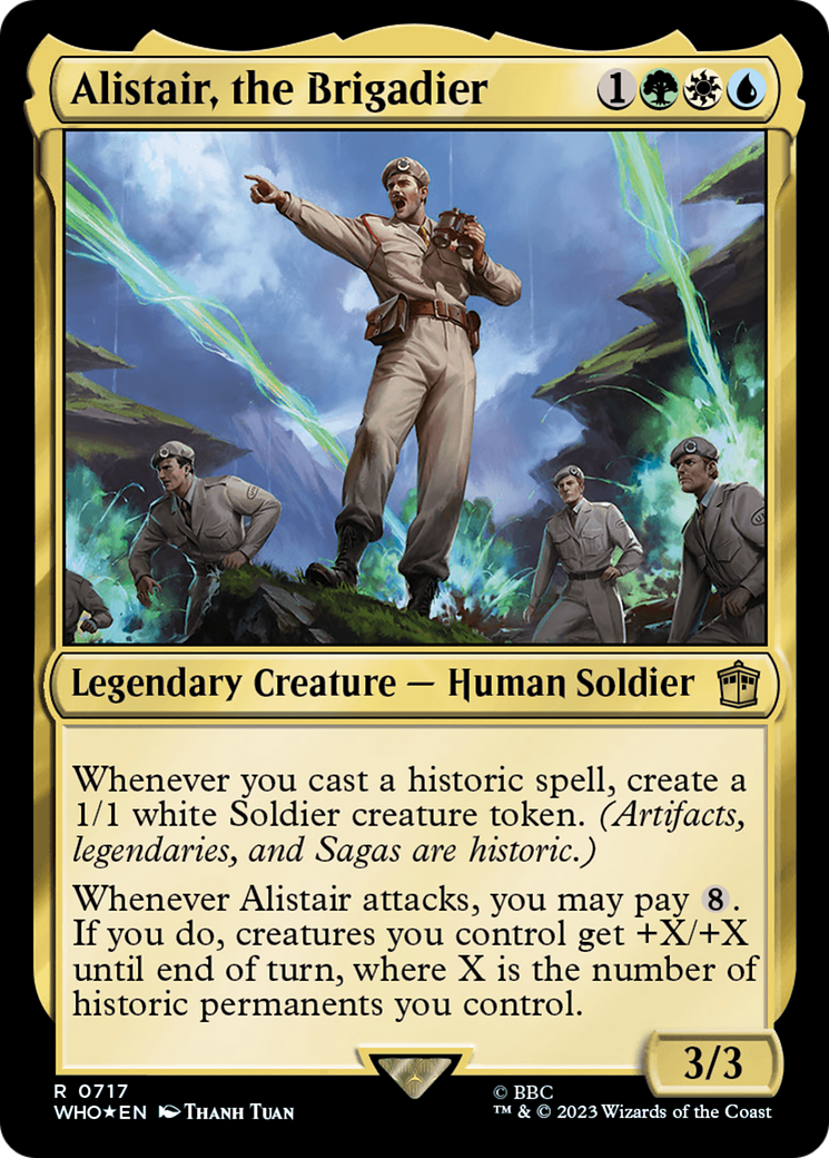Alistair, the Brigadier (Surge Foil) [Doctor Who] | Gear Gaming Fayetteville