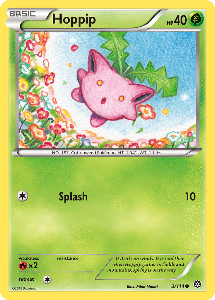 Hoppip (3/114) [XY: Steam Siege] | Gear Gaming Fayetteville