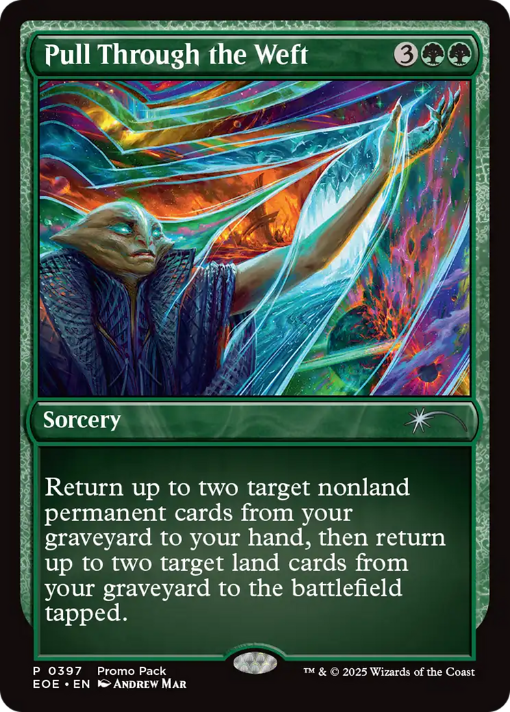 Pull Through the Weft [Edge of Eternities Promo Pack] | Gear Gaming Fayetteville