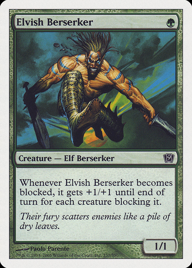 Elvish Berserker [Ninth Edition] | Gear Gaming Fayetteville
