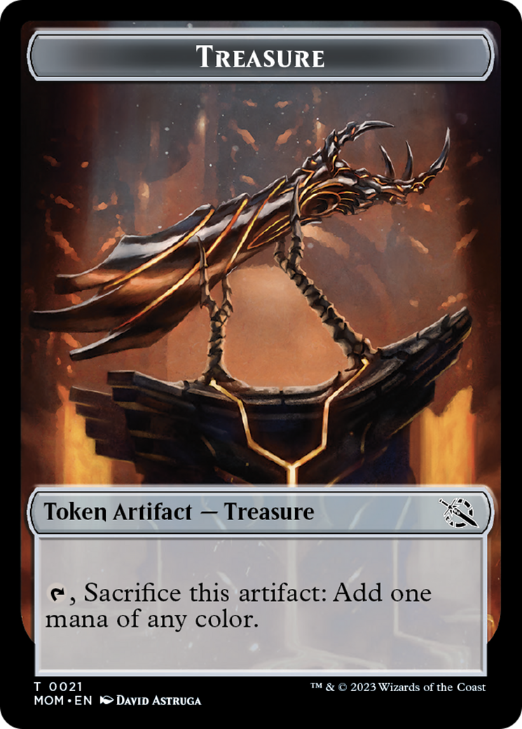 Treasure (21) // Phyrexian Hydra (11) Double-Sided Token [March of the Machine Tokens] | Gear Gaming Fayetteville