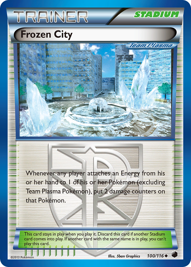 Frozen City (100/116) [Black & White: Plasma Freeze] | Gear Gaming Fayetteville