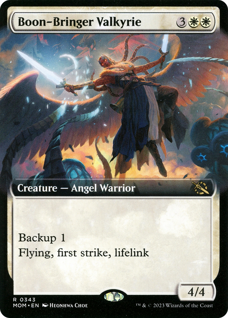 Boon-Bringer Valkyrie (Extended Art) [March of the Machine] | Gear Gaming Fayetteville