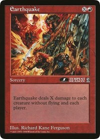 Earthquake (Oversized) [Oversize Cards] | Gear Gaming Fayetteville