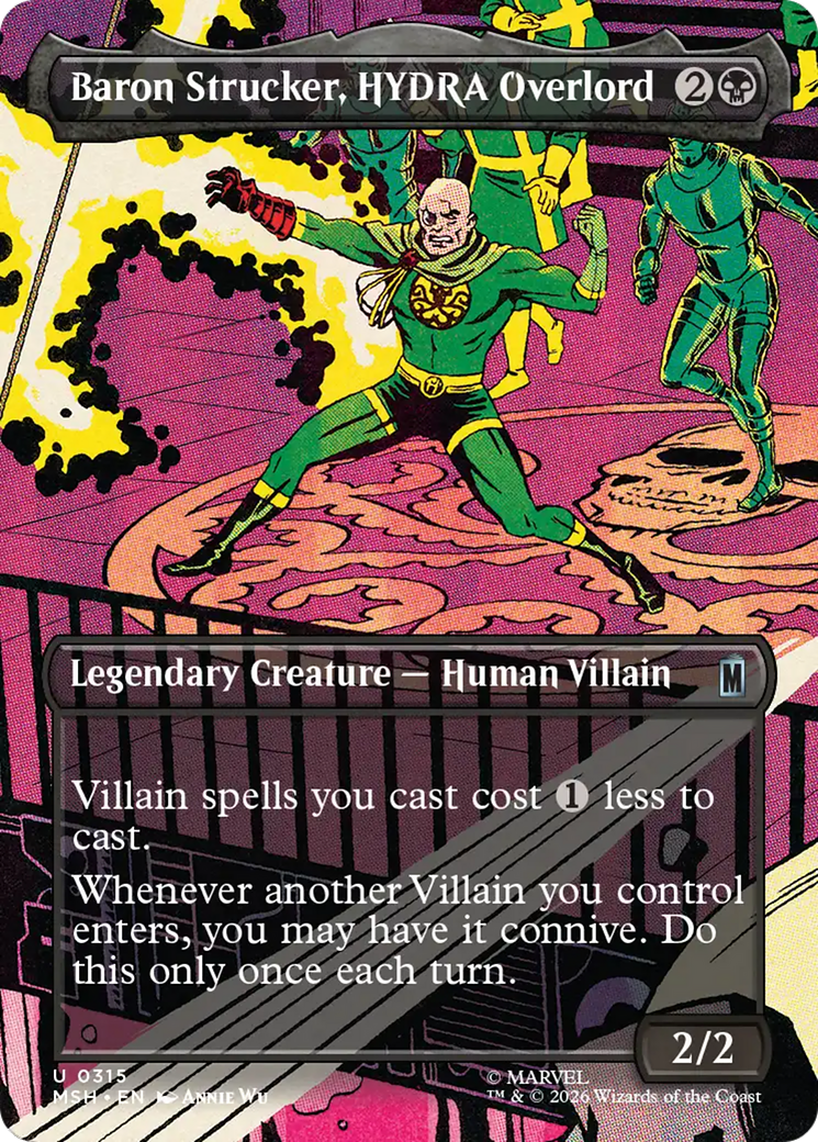 Baron Strucker, HYDRA Overlord (Borderless) (0315) [Marvel Super Heroes] | Gear Gaming Fayetteville