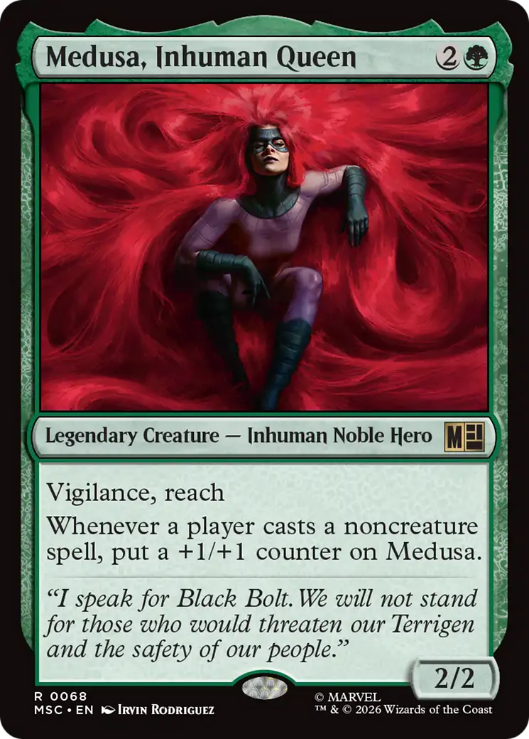 Medusa, Inhuman Queen (Surge Foil) [Marvel Super Heroes Commander] | Gear Gaming Fayetteville