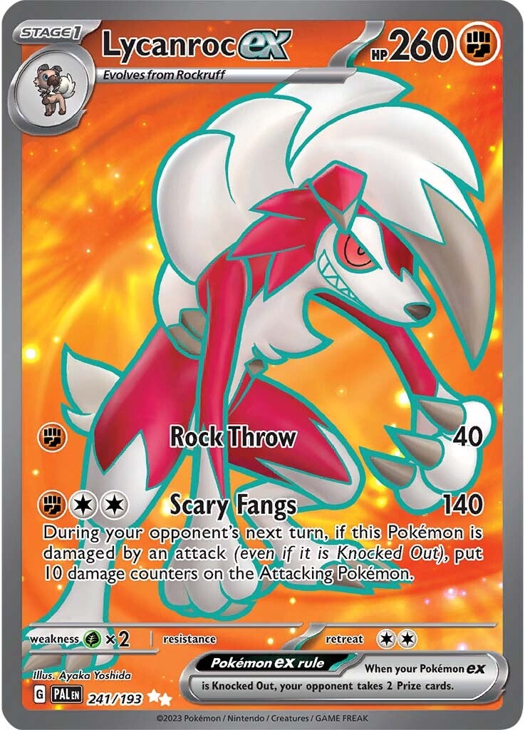 Lycanroc ex (241/193) [Scarlet & Violet: Paldea Evolved] | Gear Gaming Fayetteville