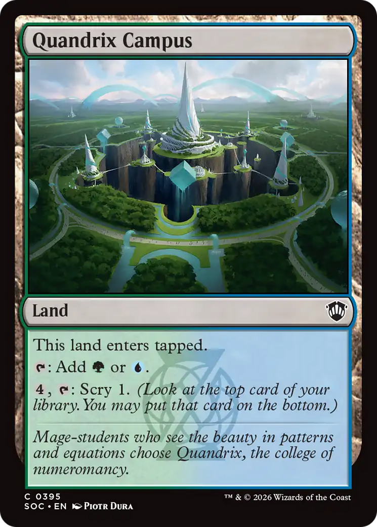 Quandrix Campus [Secrets of Strixhaven Commander] | Gear Gaming Fayetteville