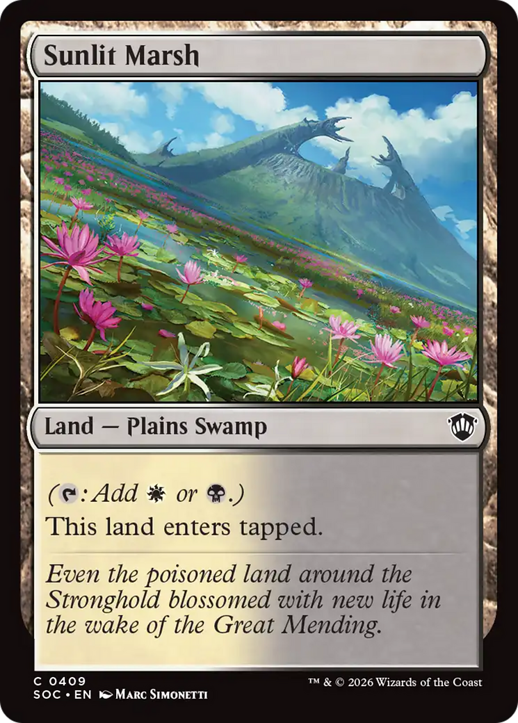 Sunlit Marsh [Secrets of Strixhaven Commander] | Gear Gaming Fayetteville