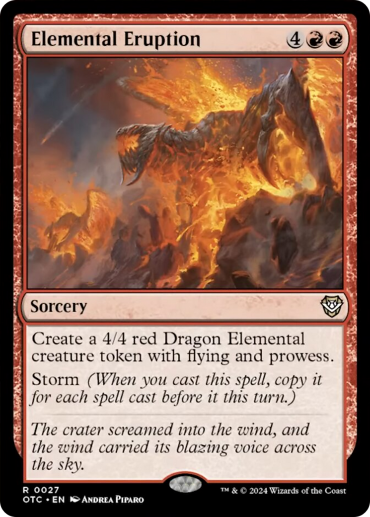 Elemental Eruption [Outlaws of Thunder Junction Commander] | Gear Gaming Fayetteville