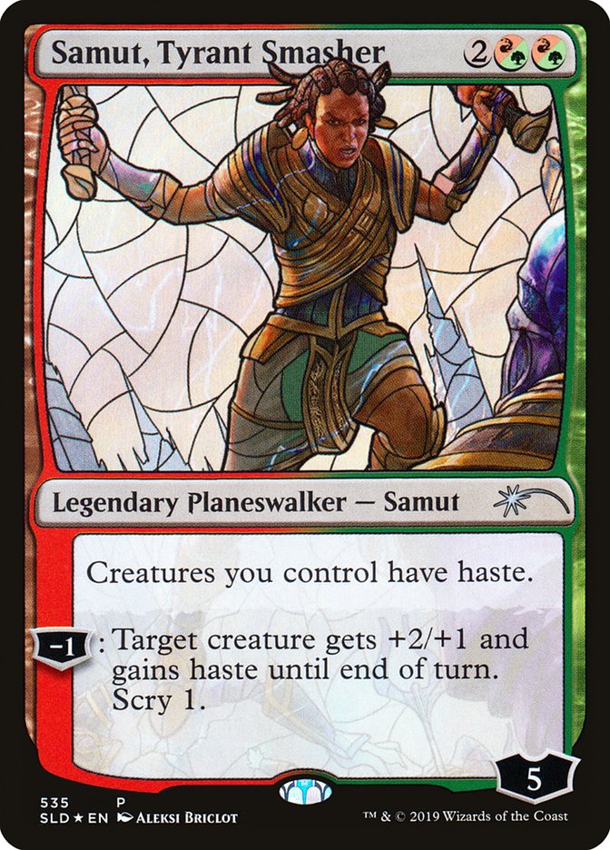 Samut, Tyrant Smasher (Stained Glass) [Secret Lair Drop Promos] | Gear Gaming Fayetteville