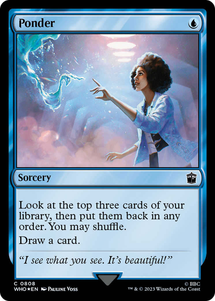 Ponder (Surge Foil) [Doctor Who] | Gear Gaming Fayetteville