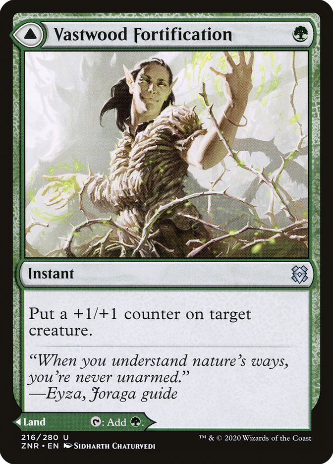 Vastwood Fortification // Vastwood Thicket [Zendikar Rising] | Gear Gaming Fayetteville