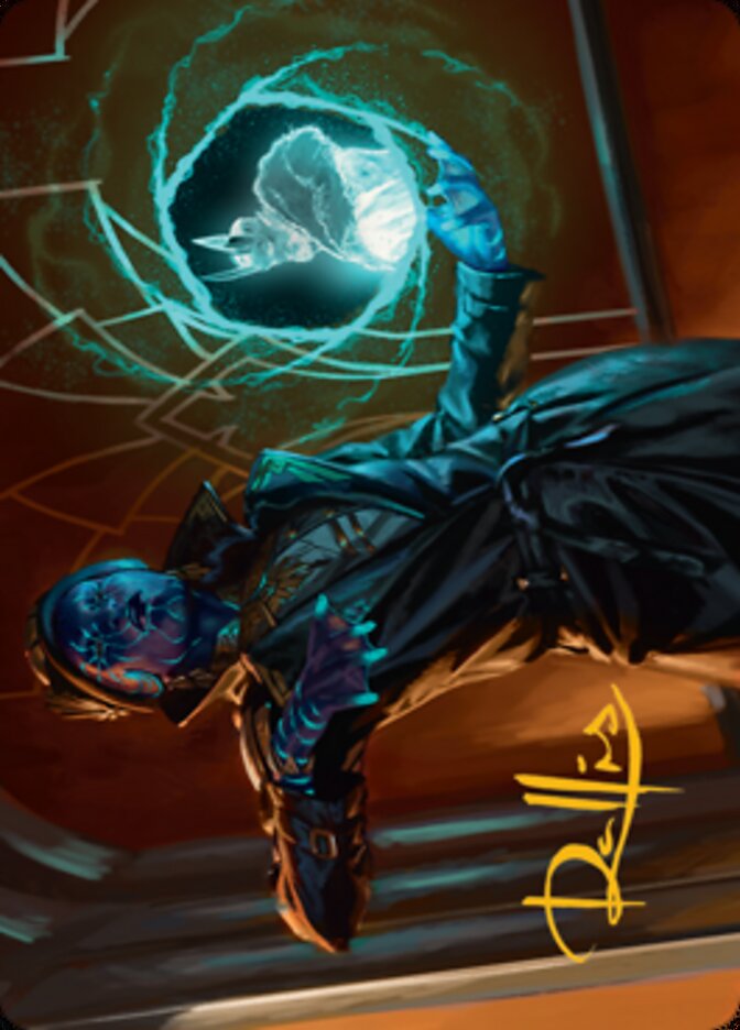 Kamiz, Obscura Oculus Art Card (Gold-Stamped Signature) [Streets of New Capenna Art Series] | Gear Gaming Fayetteville