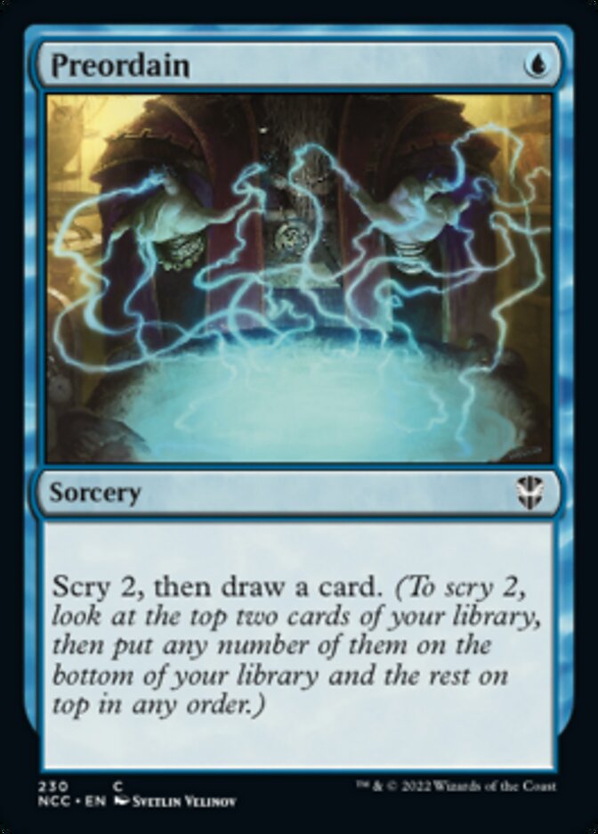 Preordain [Streets of New Capenna Commander] | Gear Gaming Fayetteville