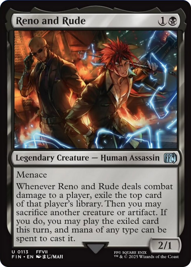 Reno and Rude [FINAL FANTASY] | Gear Gaming Fayetteville