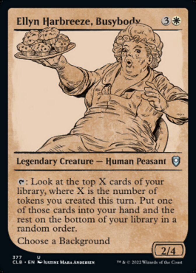 Ellyn Harbreeze, Busybody (Showcase) [Commander Legends: Battle for Baldur's Gate] | Gear Gaming Fayetteville