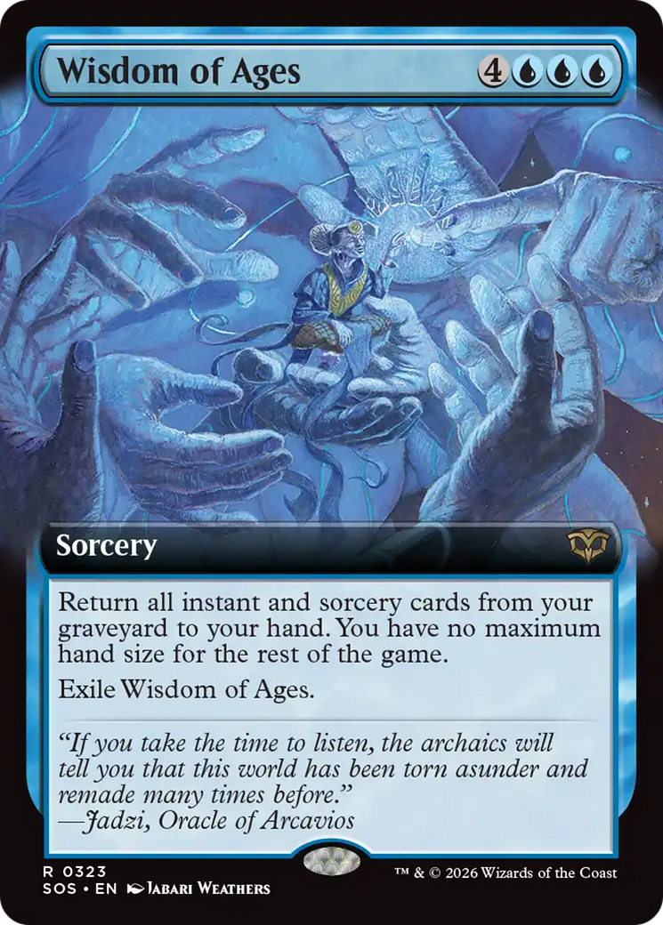 Wisdom of Ages (Extended Art) [Secrets of Strixhaven] | Gear Gaming Fayetteville