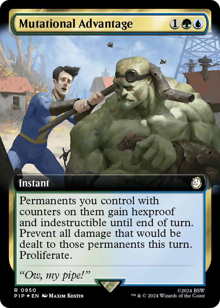 Mutational Advantage (Extended Art) (Surge Foil) [Fallout] | Gear Gaming Fayetteville