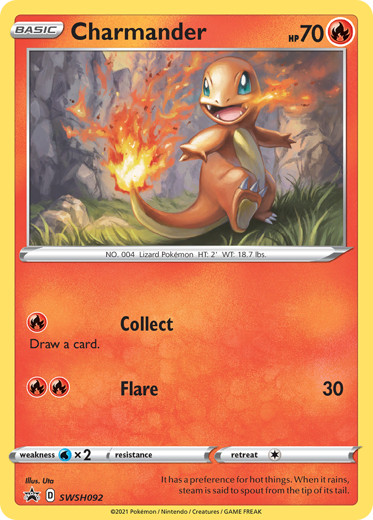 Charmander (SWSH092) [Sword & Shield: Black Star Promos] | Gear Gaming Fayetteville