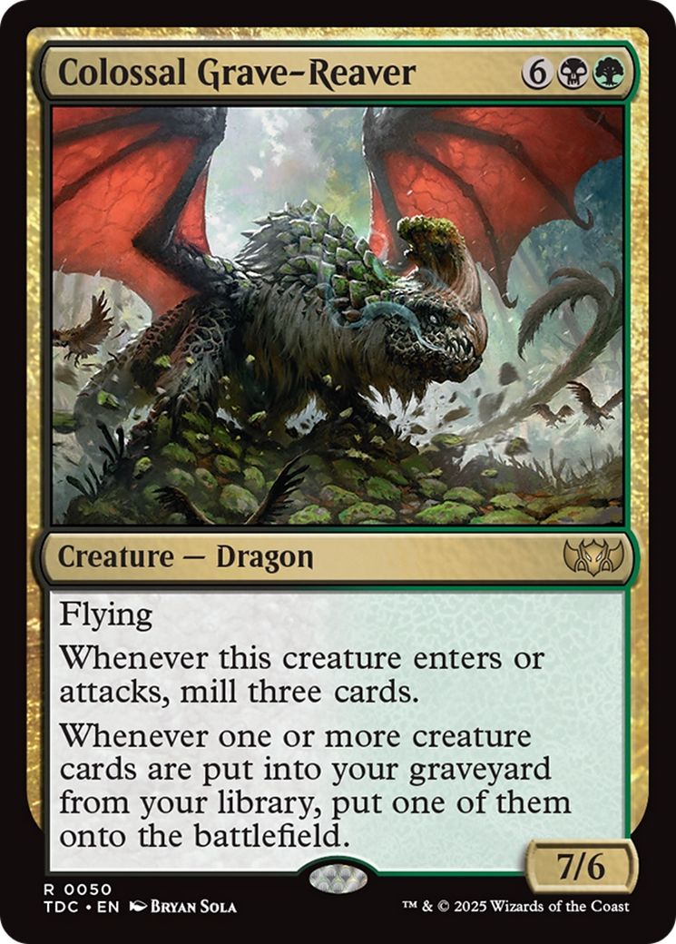 Colossal Grave-Reaver [Tarkir: Dragonstorm Commander] | Gear Gaming Fayetteville