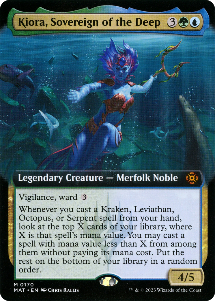 Kiora, Sovereign of the Deep (Extended Art) [March of the Machine: The Aftermath] | Gear Gaming Fayetteville