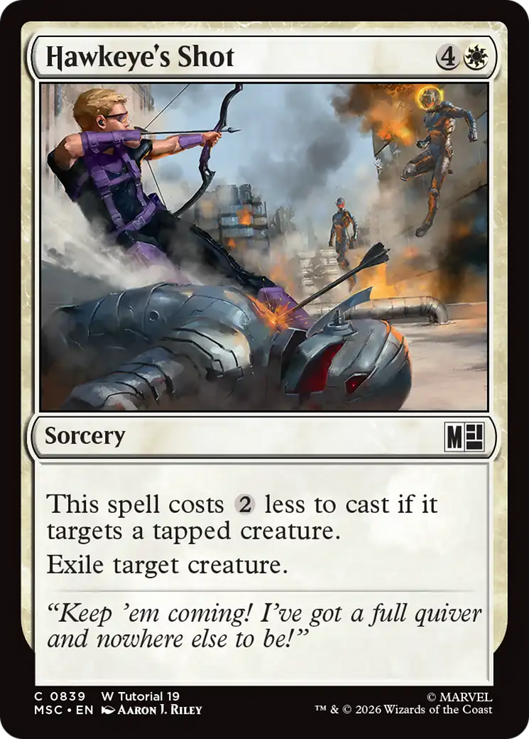 Hawkeye's Shot [Marvel Super Heroes Commander] | Gear Gaming Fayetteville