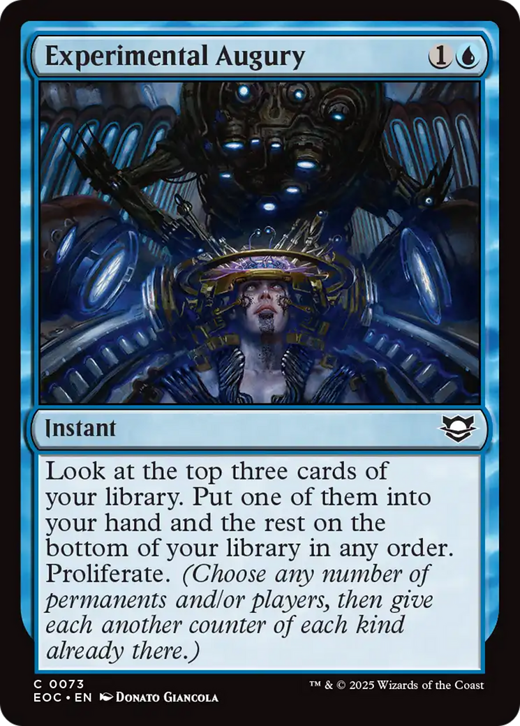 Experimental Augury [Edge of Eternities Commander] | Gear Gaming Fayetteville