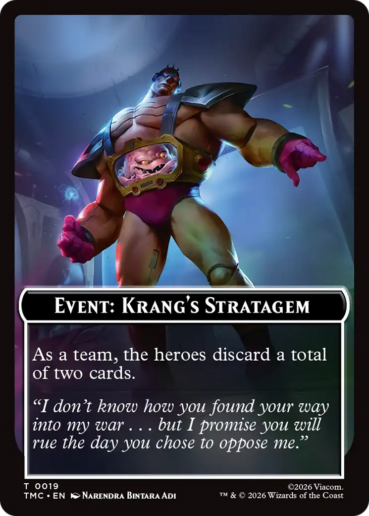 Event: Krang's Stratagem [Teenage Mutant Ninja Turtles Commander Tokens] | Gear Gaming Fayetteville