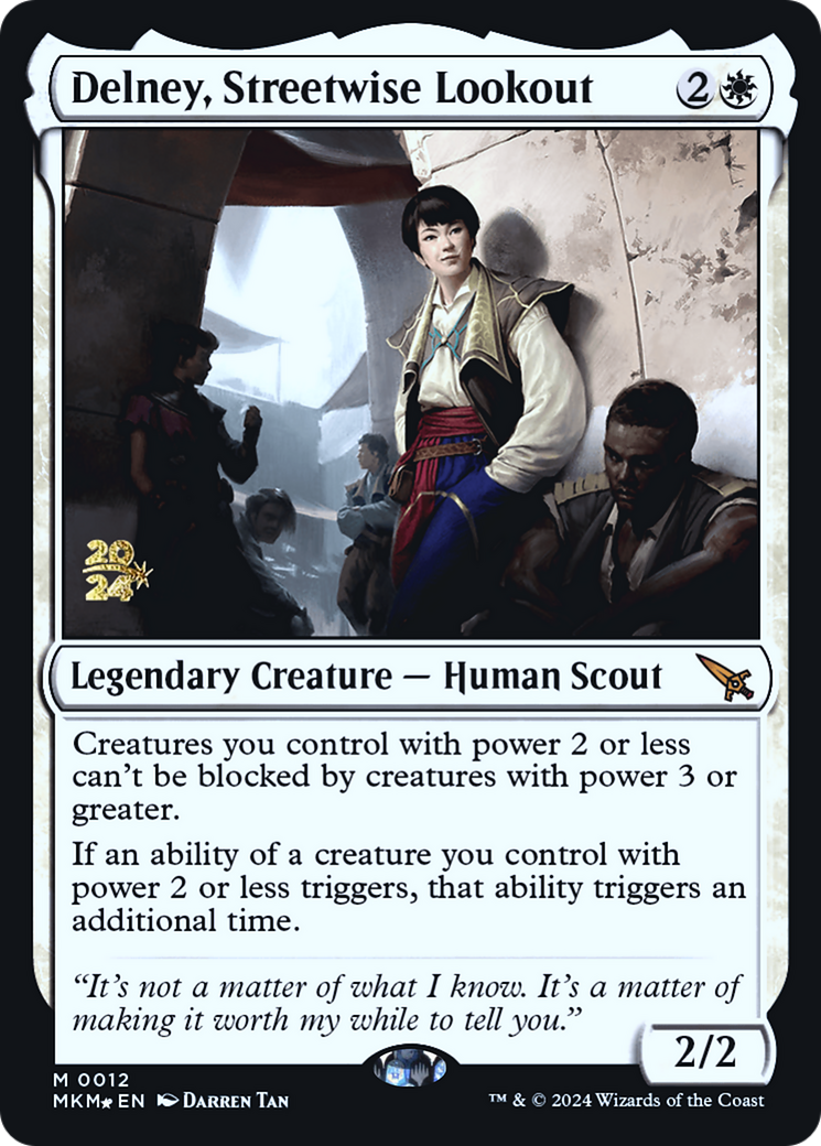 Delney, Streetwise Lookout [Murders at Karlov Manor Prerelease Promos] | Gear Gaming Fayetteville