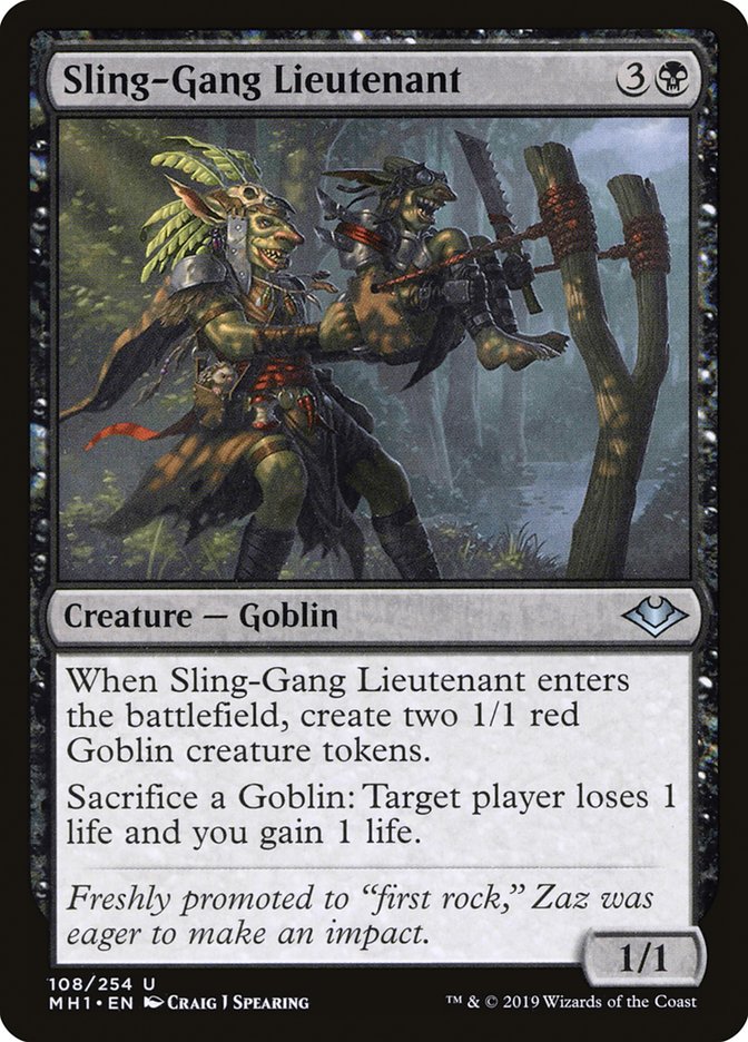 Sling-Gang Lieutenant [Modern Horizons] | Gear Gaming Fayetteville