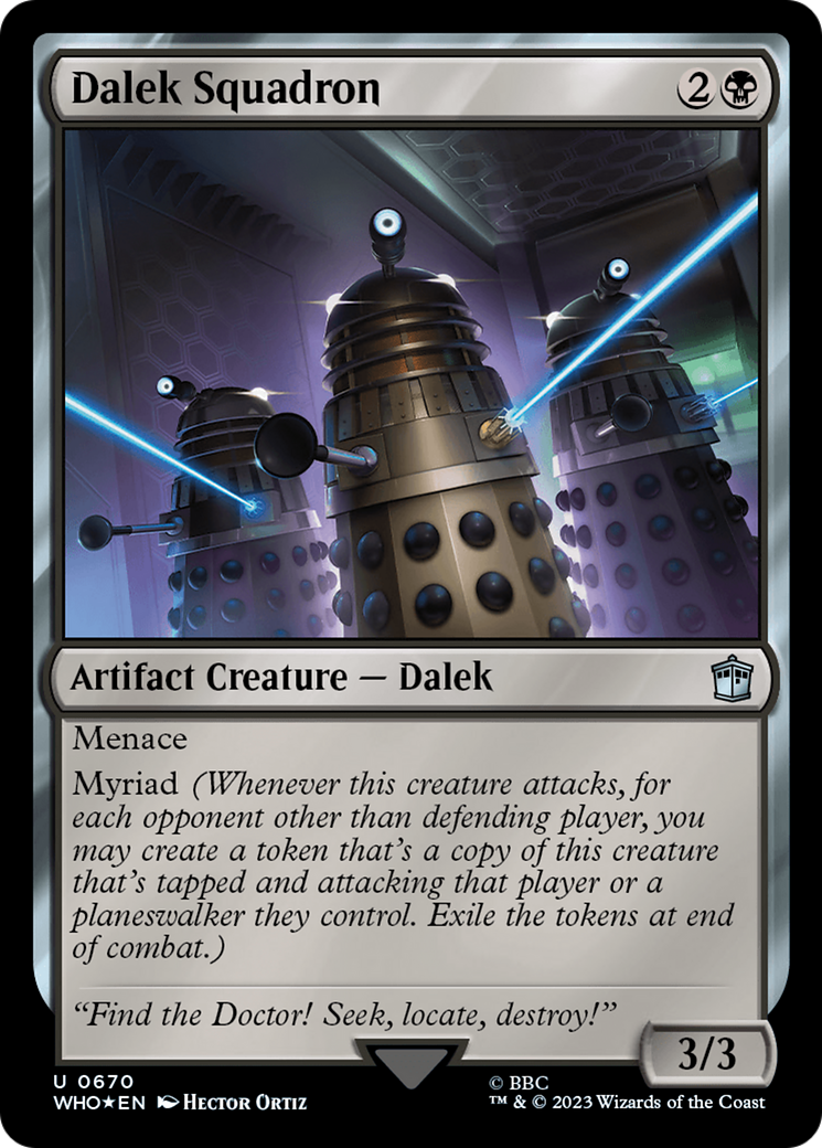 Dalek Squadron (Surge Foil) [Doctor Who] | Gear Gaming Fayetteville