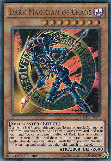 Dark Magician of Chaos [YGLD-ENC02] Ultra Rare | Gear Gaming Fayetteville