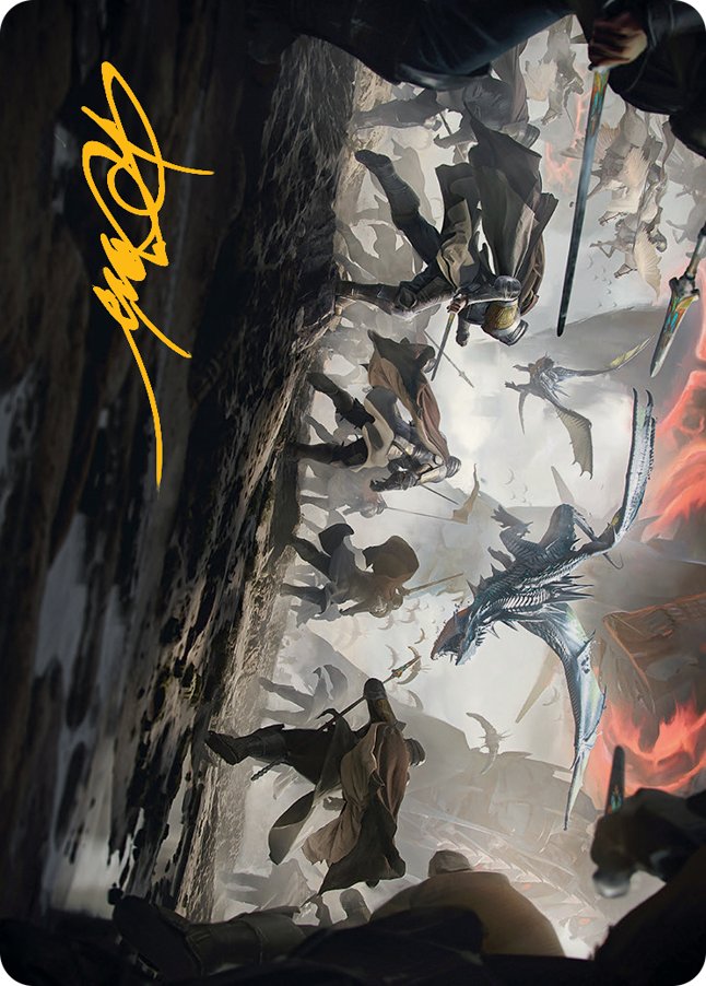 Invasion of Dominaria Art Card (Gold-Stamped Signature) [March of the Machine Art Series] | Gear Gaming Fayetteville