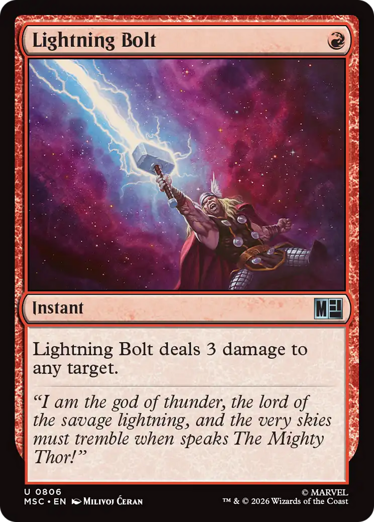 Lightning Bolt [Marvel Super Heroes Commander] | Gear Gaming Fayetteville