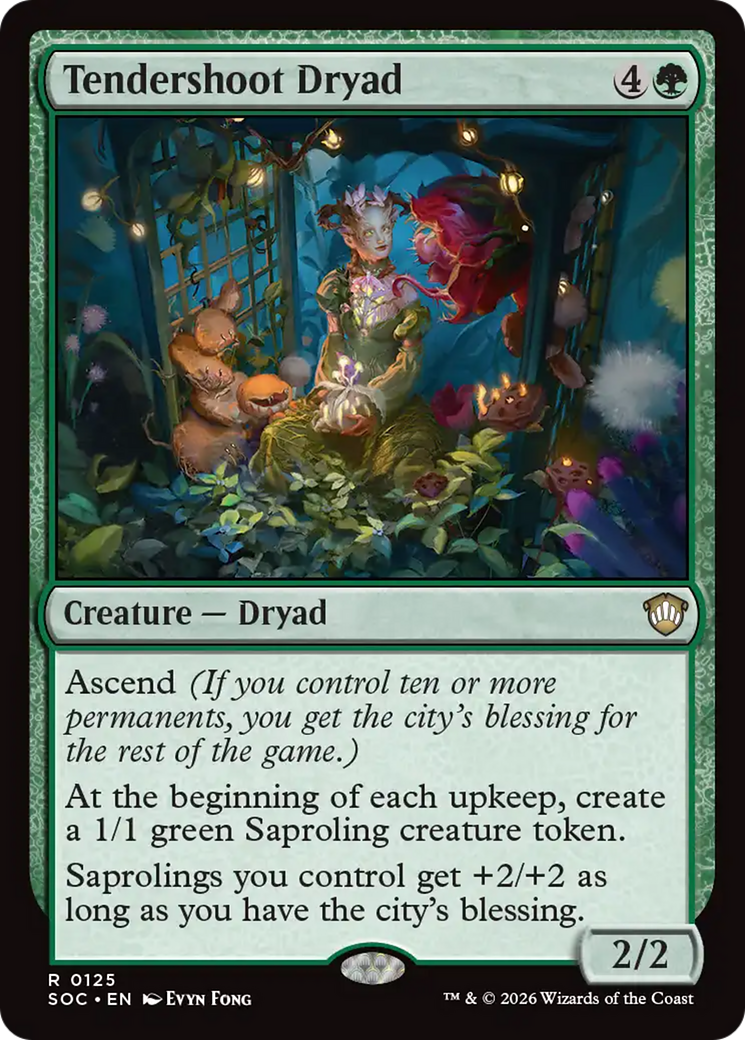 Tendershoot Dryad [Secrets of Strixhaven Commander] | Gear Gaming Fayetteville
