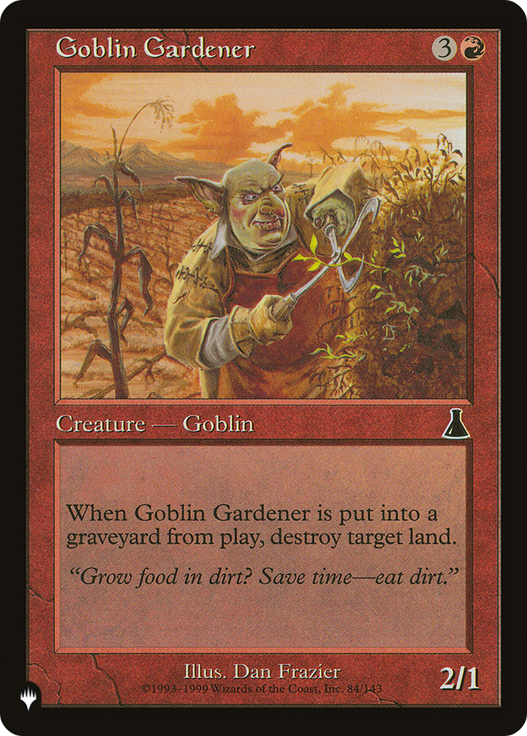 Goblin Gardener [The List Reprints] | Gear Gaming Fayetteville