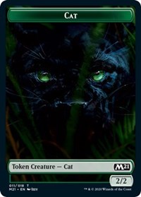 Cat (011) // Dog Double-Sided Token [Core Set 2021 Tokens] | Gear Gaming Fayetteville