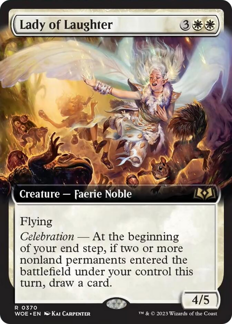 Lady of Laughter (Extended Art) [Wilds of Eldraine] | Gear Gaming Fayetteville