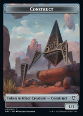 Construct (008) // Phyrexian Myr Double-Sided Token [The Brothers' War Commander Tokens] | Gear Gaming Fayetteville