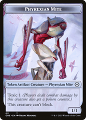 Phyrexian Mite (011) // Drone Double-Sided Token [Phyrexia: All Will Be One Tokens] | Gear Gaming Fayetteville