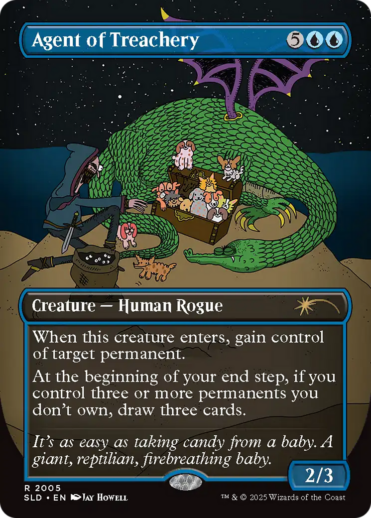 Agent of Treachery (Rainbow Foil) [Secret Lair Drop Series] | Gear Gaming Fayetteville