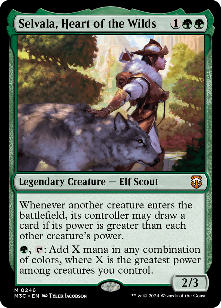 Selvala, Heart of the Wilds (Ripple Foil) [Modern Horizons 3 Commander] | Gear Gaming Fayetteville