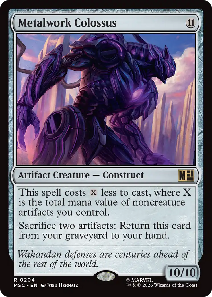 Metalwork Colossus (Surge Foil) [Marvel Super Heroes Commander] | Gear Gaming Fayetteville