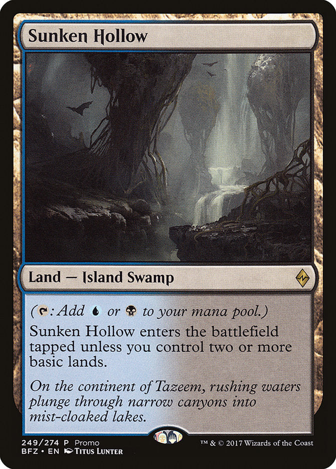 Sunken Hollow (Promo) [Standard Showdown Promos] | Gear Gaming Fayetteville