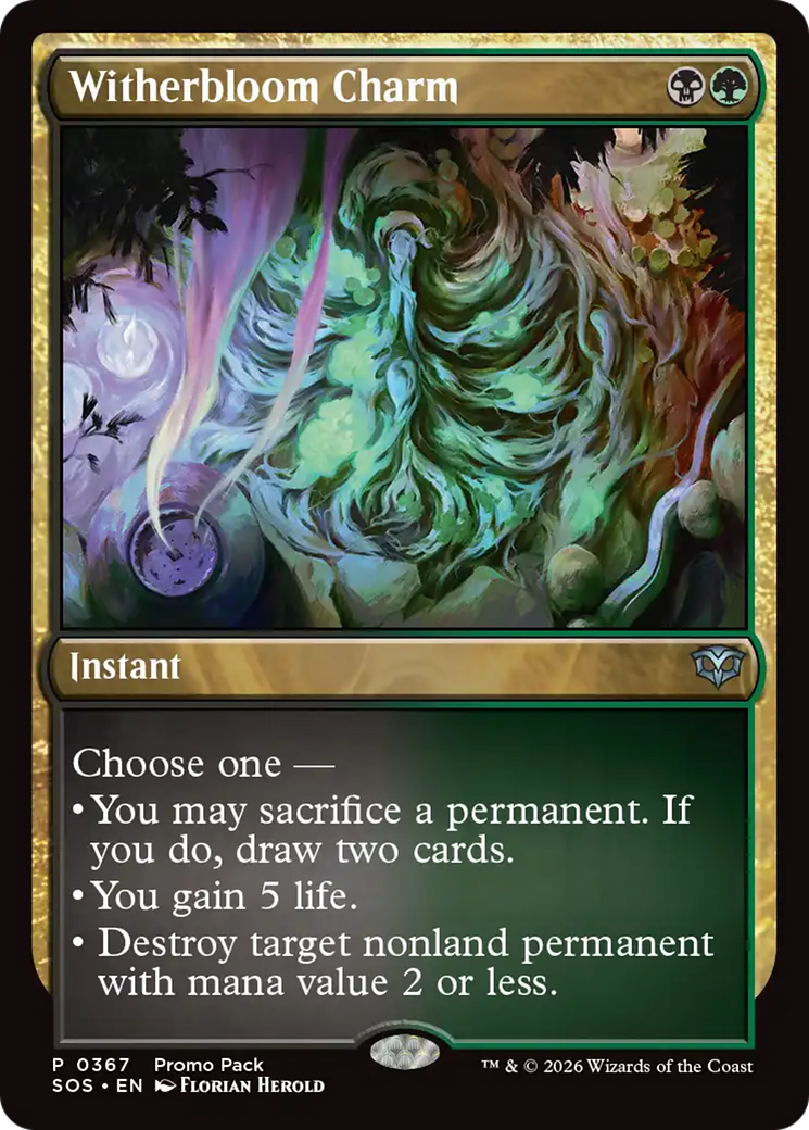 Witherbloom Charm [Secrets of Strixhaven Promos] | Gear Gaming Fayetteville