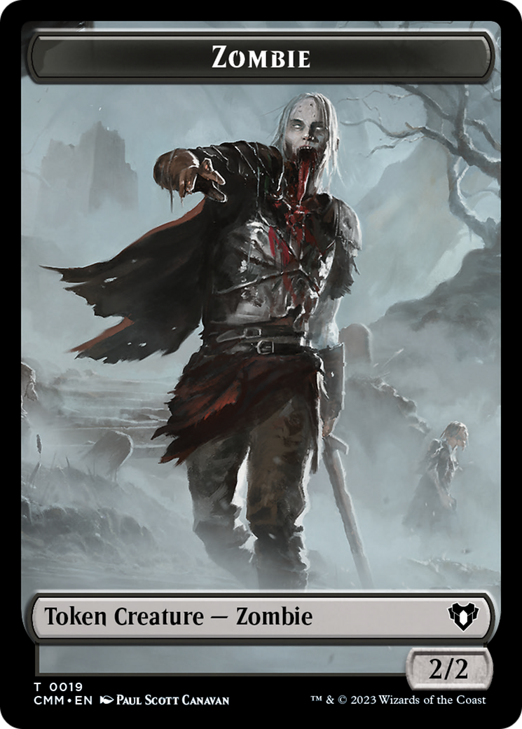 Zombie Token (19) [Commander Masters Tokens] | Gear Gaming Fayetteville