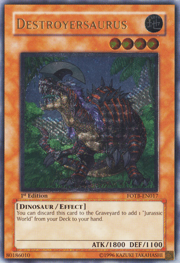 Destroyersaurus [FOTB-EN017] Ultimate Rare | Gear Gaming Fayetteville