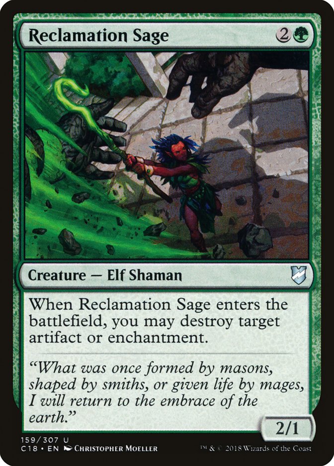 Reclamation Sage [Commander 2018] | Gear Gaming Fayetteville